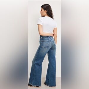 Good American Petite Palazzo Jeans